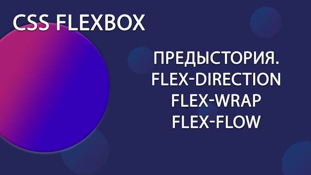 CSS Flexbox: Часть 1 — Введение и основные понятия